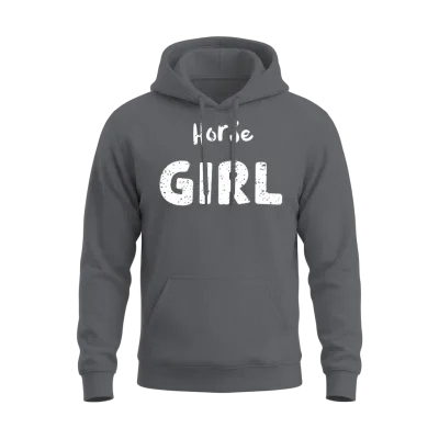 Horse Girl - Horse Unisex Hoodie - Charcoal