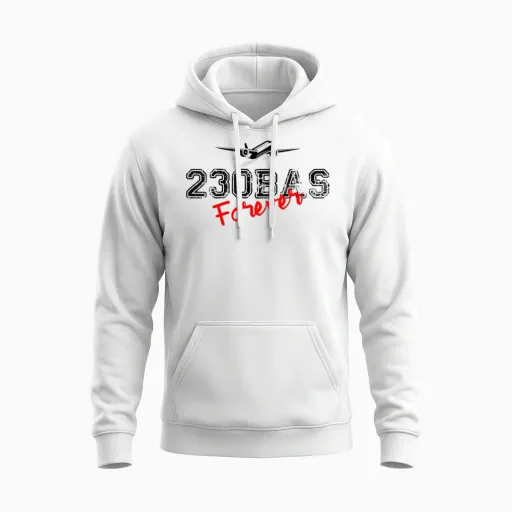 230bas Unisex Hoodie - White