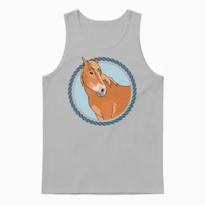 Haflinger Horse Avelignese Horses Unisex Tank Top - Ash