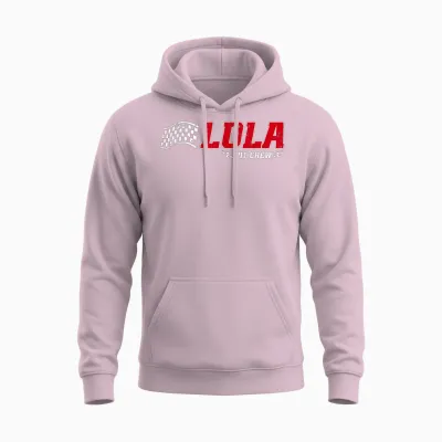 Lola Pit Crew Race Car Anniversaire Famille Assorti Unisex Hoodie - Light Pink