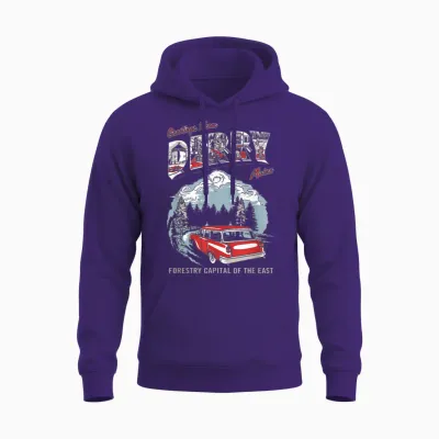 It: Welcome to Derry Greetings Tourist Horror Tv Show Unisex Hoodie - Purple
