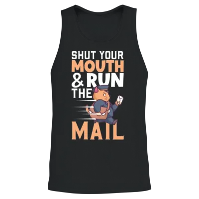 Postal Worker Mail Lady Mail Carrier Postal Unisex Tank Top - Black
