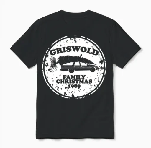 Griswold Christmas Vacation Unisex T-Shirt in Black
