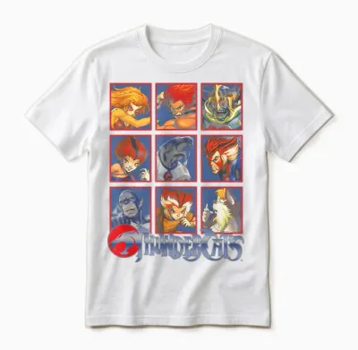 Thundercats Character Boxes Unisex T-Shirt - White