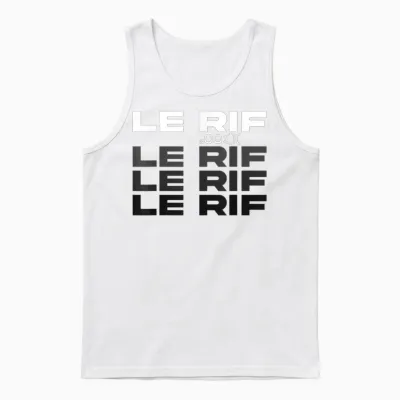 Le Rif Du Maroc T-Shirt, Black, S Unisex Tank Top - White