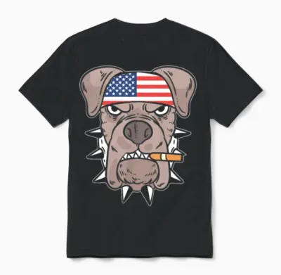 Dog Smoking Dog Walkers Gift Unisex T-Shirt - Black