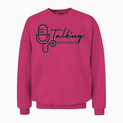 Talking with Docs Unisex Sweatshirt - Heliconia
