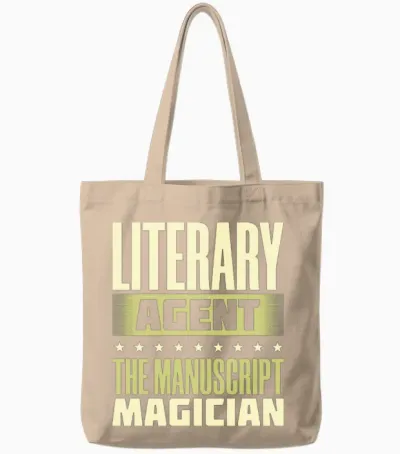 Literary Agent the Manuscript Magician Tote Bags - Natural