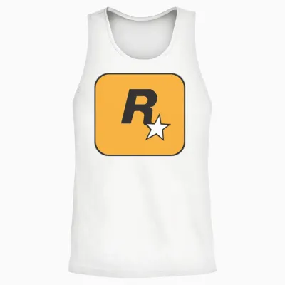 Rockstar Unisex Tank Top - White