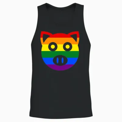 Dirty Pig Pride - No.001 Unisex Tank Top - Black