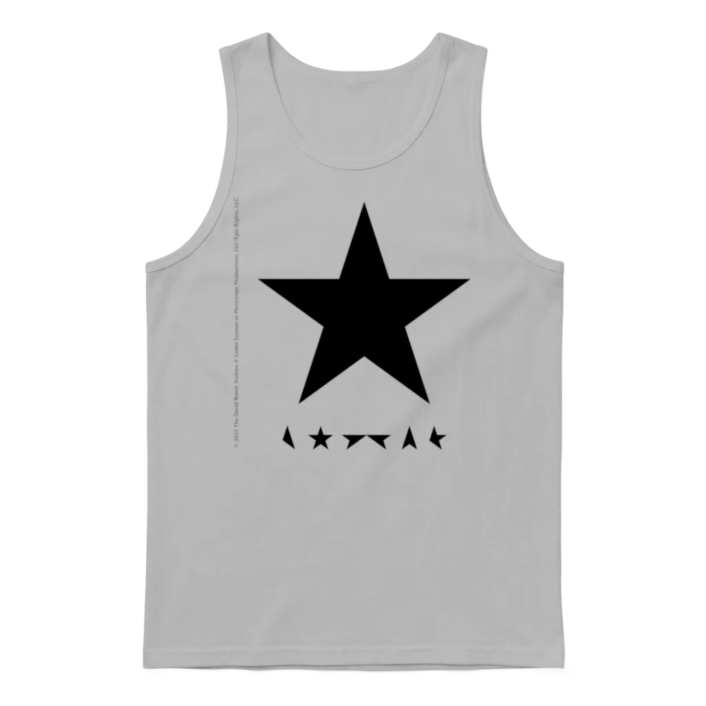 David Bowie Album Cover Blackstar Unisex Tank Top - Ash