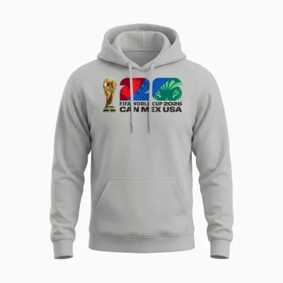 Fifa World Cup26 Fifa Host Country Trophy Color Unisex Hoodie - Ash