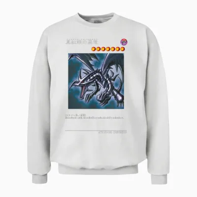 Black Dragon Logo Papl1460 T-Shirt, Black, S Unisex Sweatshirt - White