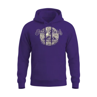 Estes Park Colorado Rocky Mountains National Park Unisex Hoodie - Purple