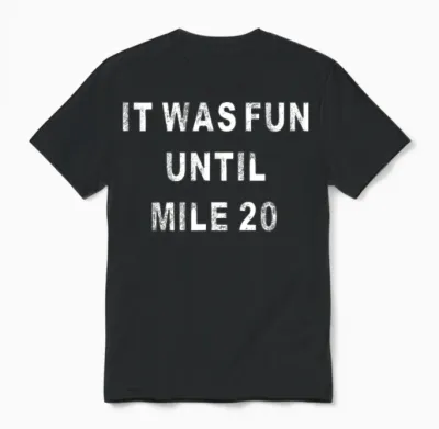 262 Marathon Finisher Funny Marathoner Running Unisex T-Shirt - Black