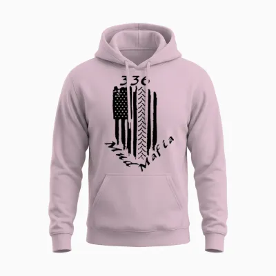 336 Mud Mafia Unisex Hoodie - Light Pink