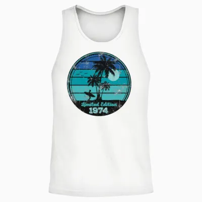 1974 Limited Edition Unisex Tank Top - White