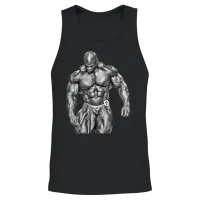 Ronnie Coleman Unisex Tank Top - Black – 2