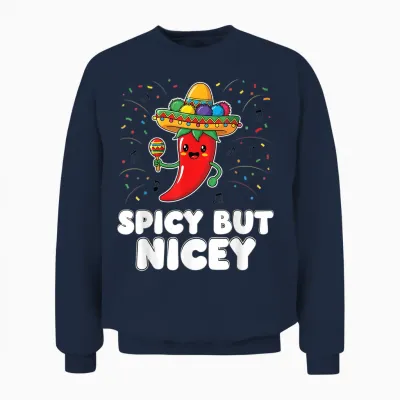Mexican Chili Fiesta Food Fun Unisex Sweatshirt - Navy