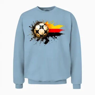 Deutschland Fanartikel Damen Herren Unisex Sweatshirt - Light Blue