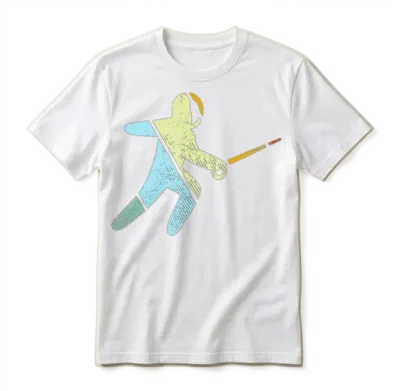 Fencing Retro Unisex T-Shirt - White
