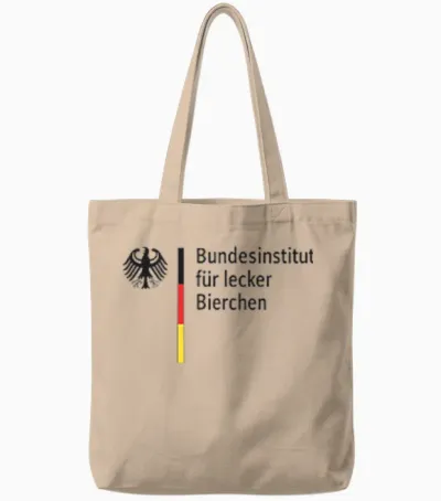 Bundesinstitut Für Lecker Bierchen – Bier Spaß Tote Bags - Natural