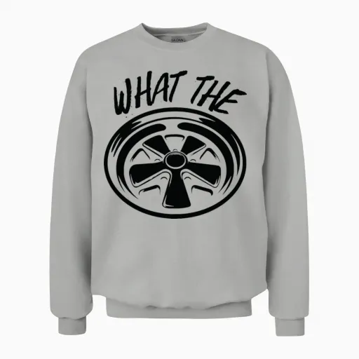 What the Fuchs Rim Aluminum Car Air-Cooled Unisex Sweatshirt in Ash
