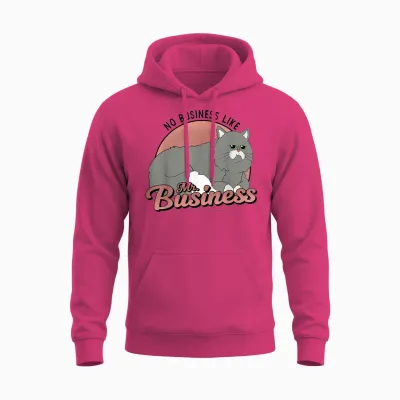 Bob's Burgers No Business Like Mr. Business Unisex Hoodie - Heliconia