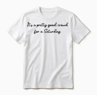 The Piano Man Lyric Unisex T-Shirt - White
