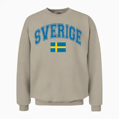 Schweden Sverige Flagge Unisex Sweatshirt - Sand