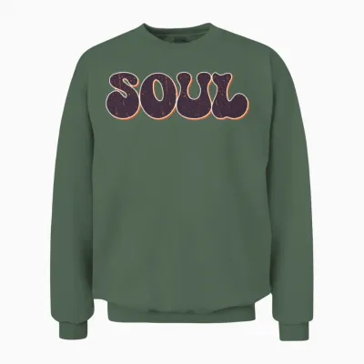 Soul Retro Unisex Sweatshirt - Military Green