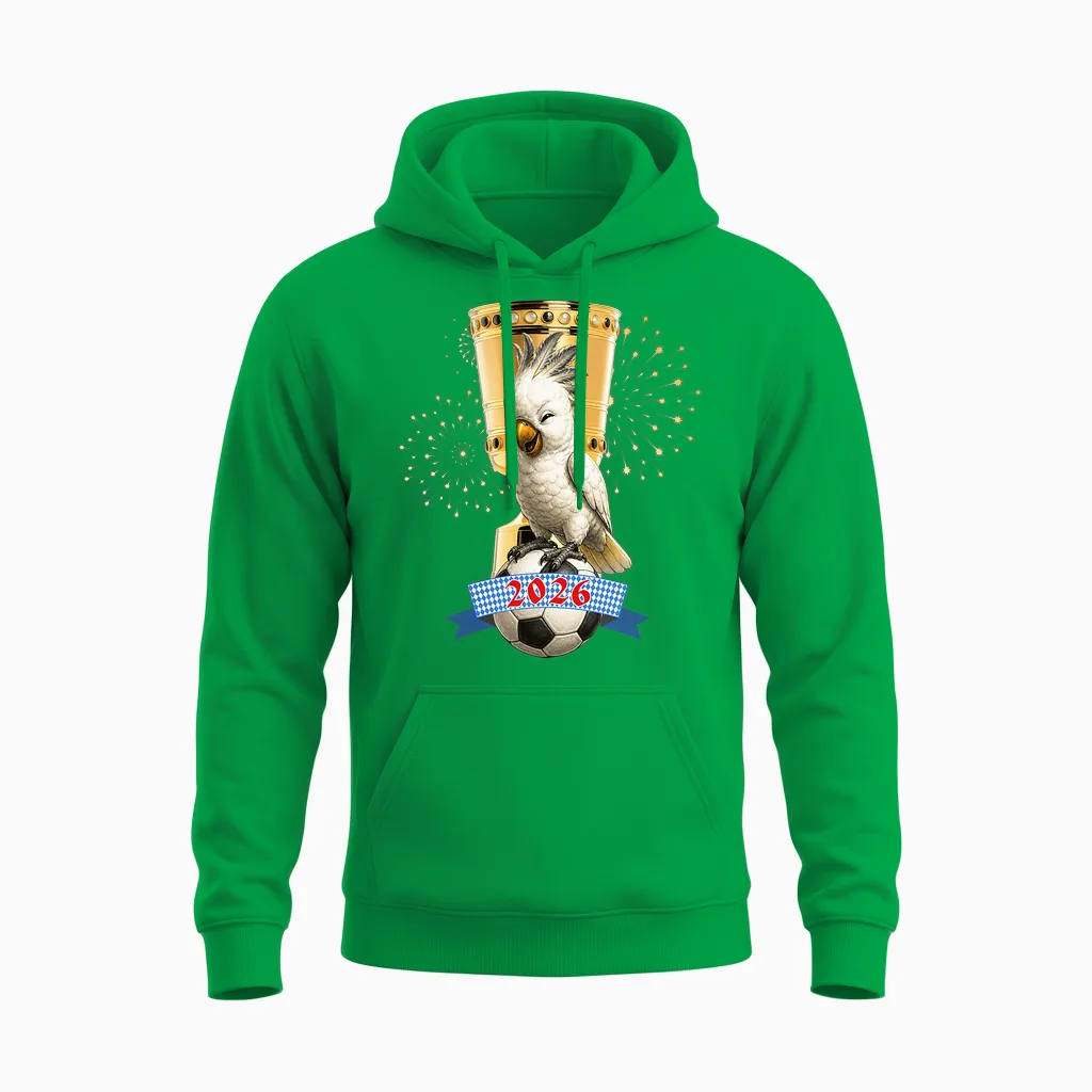 Kakadu Für Fans Von Süßen Maskottchen Unisex Hoodie in Irish Green
