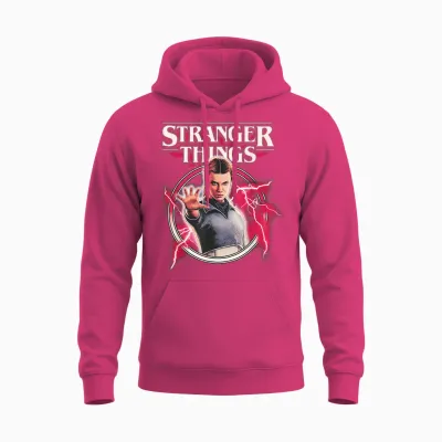 Stranger Things Eleven Lightning Unisex Hoodie - Heliconia