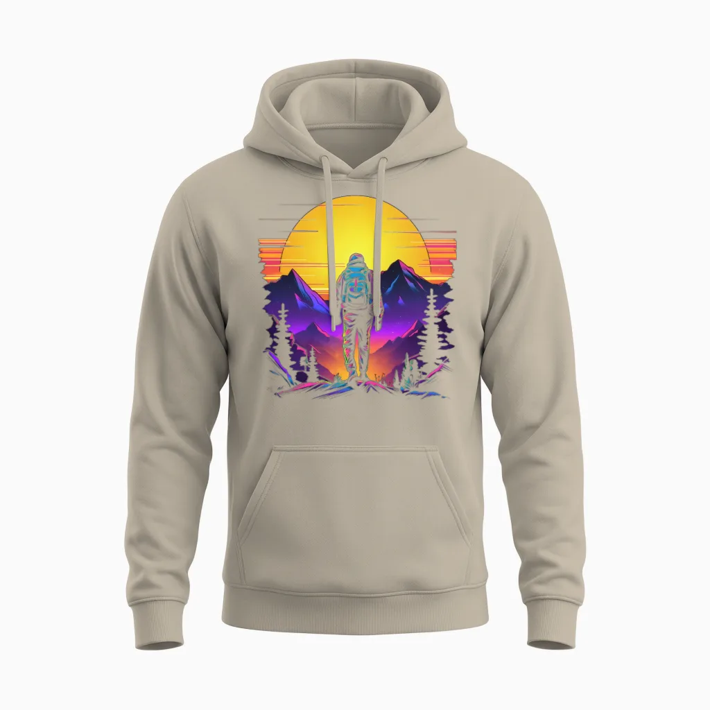 Hiking & Outdoors Gift Unisex Hoodie in Sand