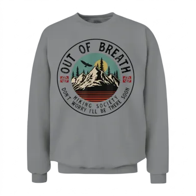Breath Hiking Society Unisex Sweatshirt - Sport Grey