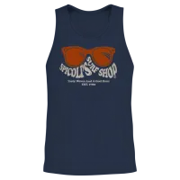 Spicoli's Surf Shop T-Shirt - Retro Beach Vibes Unisex Tank Top - Navy – 2