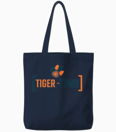 Tiger Town Tote Bags - Navy