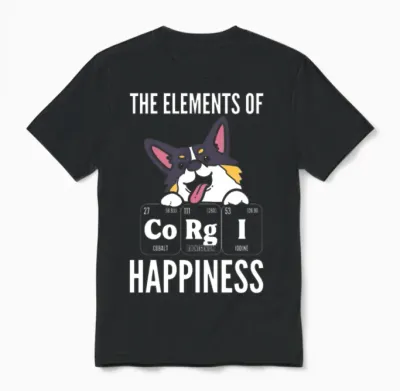 Corgi Dog Lover Dog Trainer Unisex T-Shirt - Black