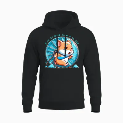 9 to 5? More Like 9 to Die Unisex Hoodie - Black