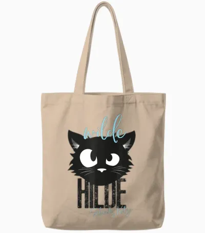 Ralf Schmitz - Wilde Hilde Katze Comedian Tote Bags - Natural