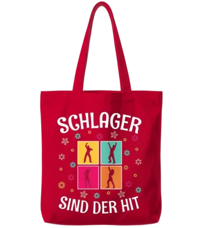 Folk Music Party Festival Outfit German Hits Tote Bags - Red