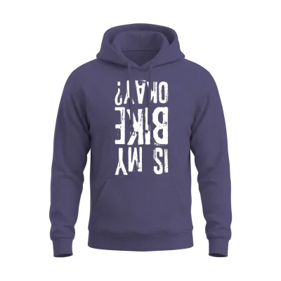 Motorcycle Biker Motocross Unisex Hoodie - Heather Sport Dark Navy