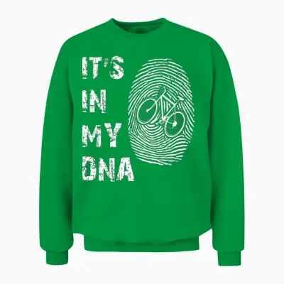 It S in My Dna Presents for Bike Lovers Gifts Unisex Sweatshirt - Irish Green