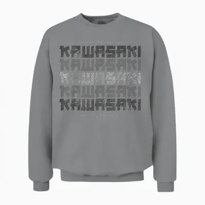 Kawasaki City Retro 90er Japan Aesthetics 80er Kawasaki Unisex Sweatshirt - Sport Grey