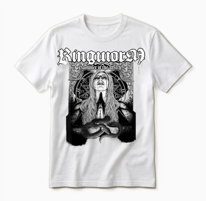Ringworm - Hammer of the Witch - Produit Officiel Unisex T-Shirt in White