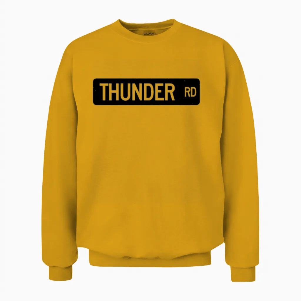 Thunder Road Street Unisex Sweatshirt in Gold