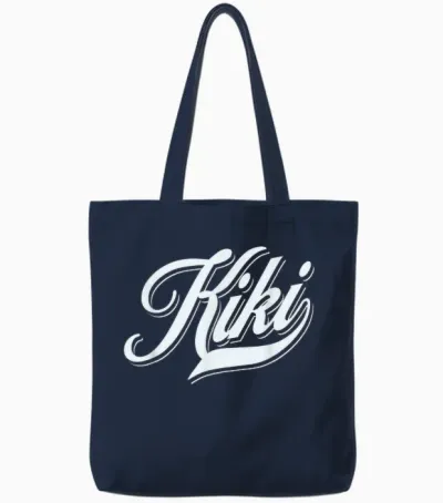 Mens Boys Funny Funny Gift Idea Name for Kiki Tote Bags - Navy
