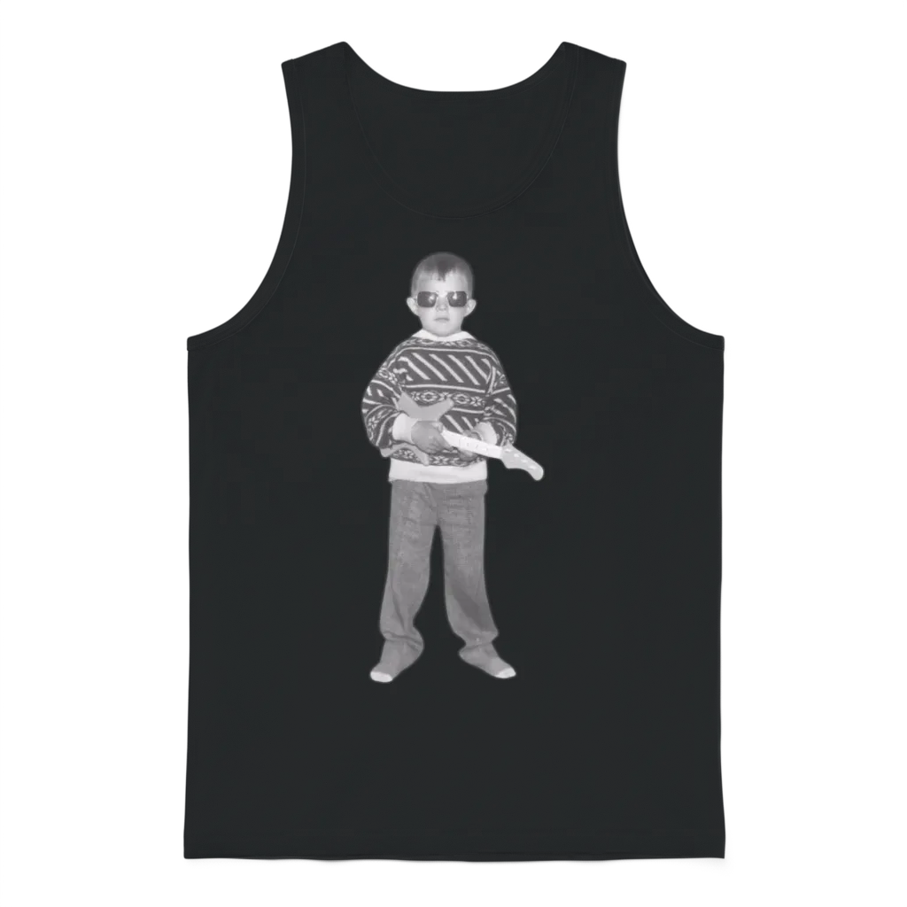 Retro Kid Legend Unisex Tank Top - Black