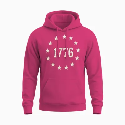 (2 Sides) 1776 We the People 250 Years 1776 2026 4th of July Unisex Hoodie - Heliconia