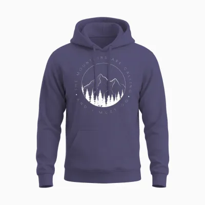 Berg T-Shirt Herren Berghemd Damen Klettern Berge Bergliebe Unisex Hoodie - Heather Sport Dark Navy